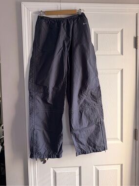 Nike Women's Purple Track Joggers with Zip Hems
